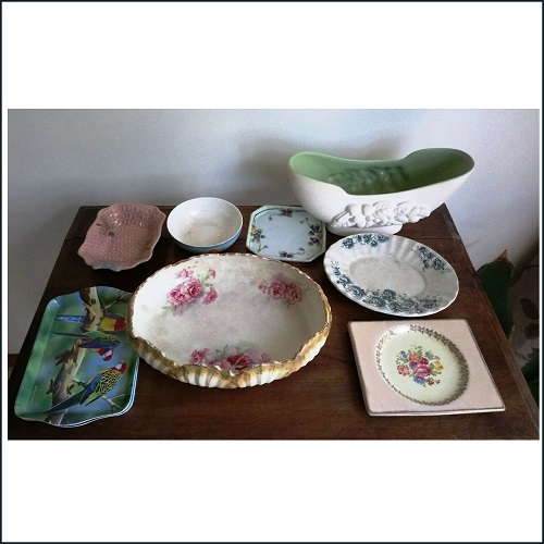 antiques on display